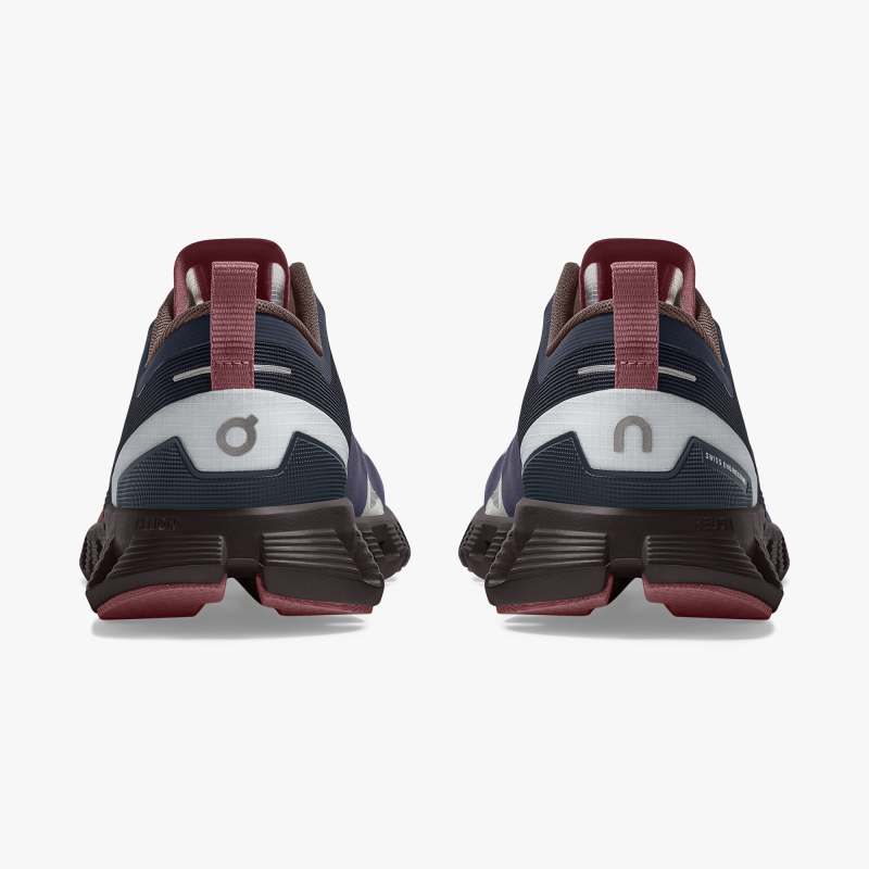 On Women's Cloud X Shift Running Shoes - Ink/Cherry