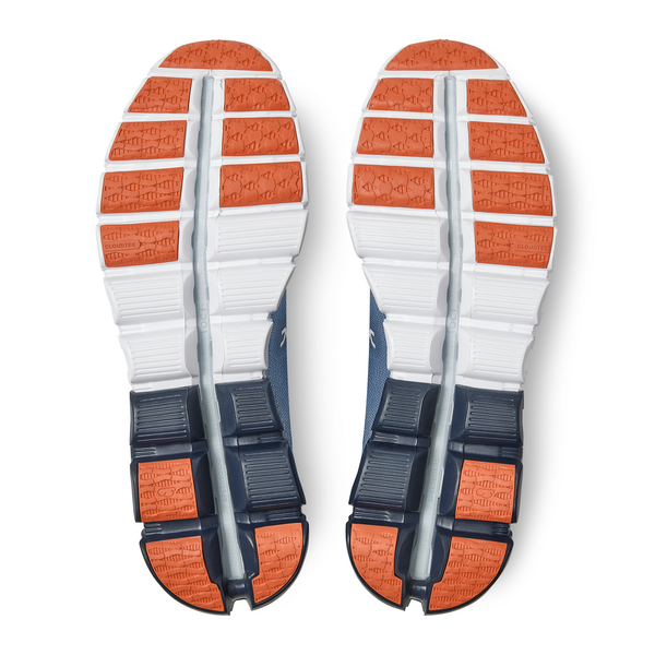 On Men's Cloudflow Running Shoes - Lake/Flare