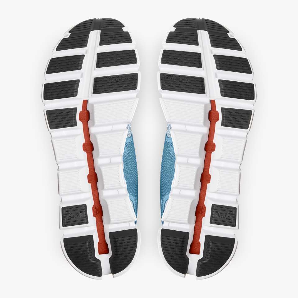 On Men's Cloud 5 Push Running Shoes - Niagara/Chambray