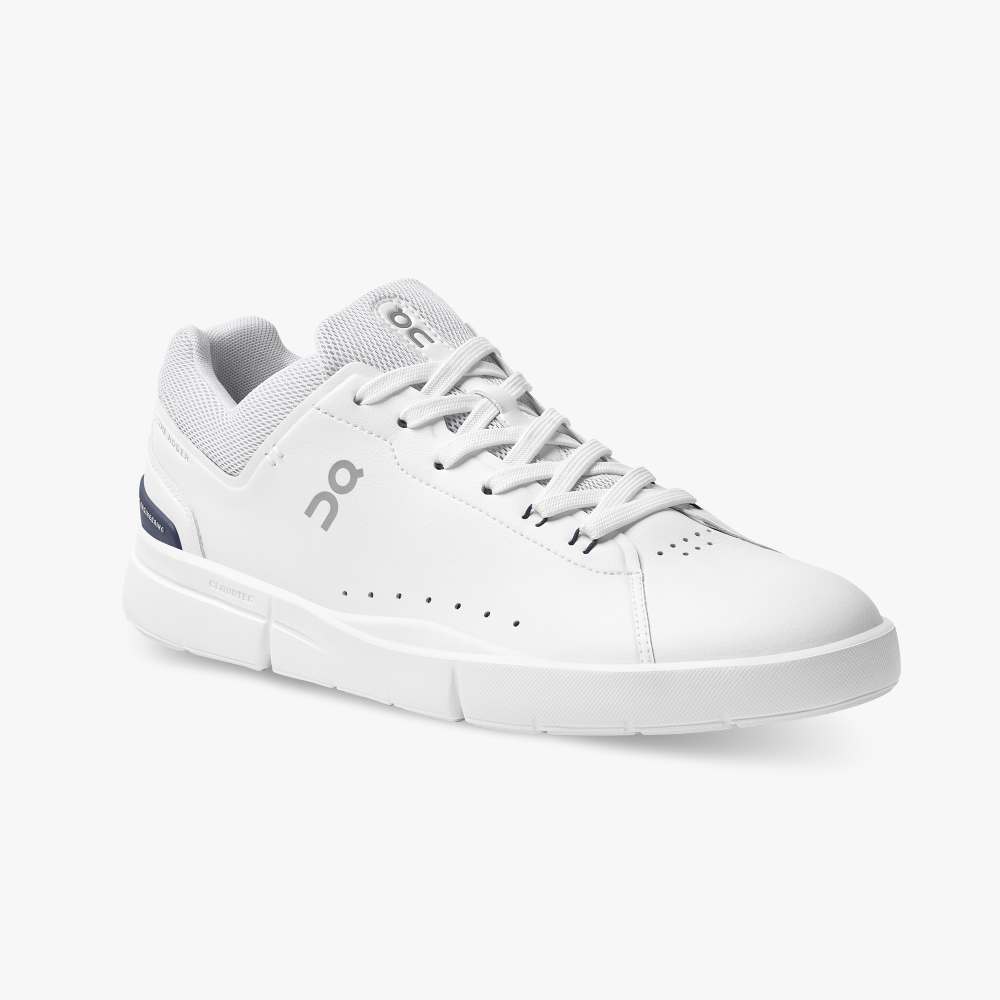 On Men's THE ROGER Advantage Sneakers - White/Ink