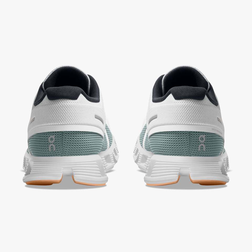 On Women's Cloud 5 Push Running Shoes - White/Cobble