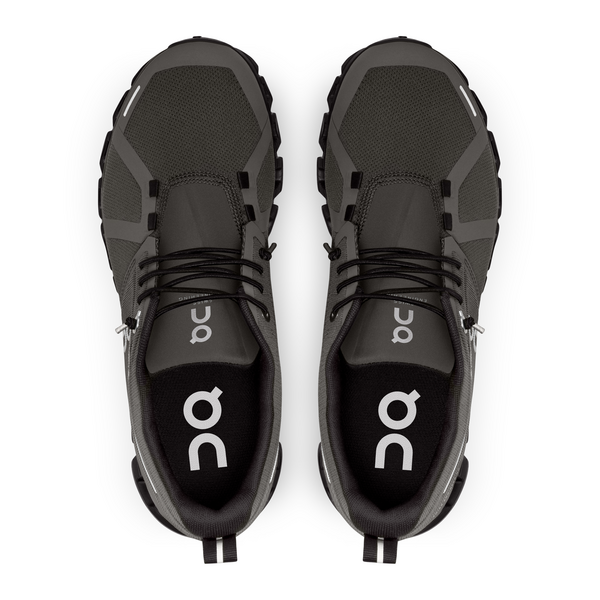 On Women's Cloud 5 Waterproof Running Shoes - Olive/Black