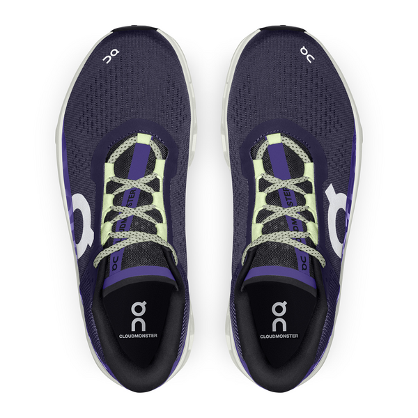 On Men's Cloudmonster Running Shoes - Acai/Aloe