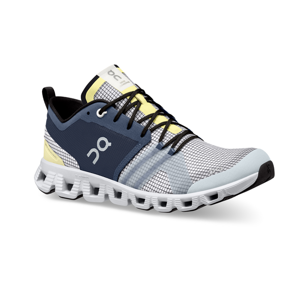 On Men's Cloud X Shift Running Shoes - Denim/White