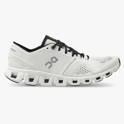 On Women's Cloud X Running Shoes - White/Black