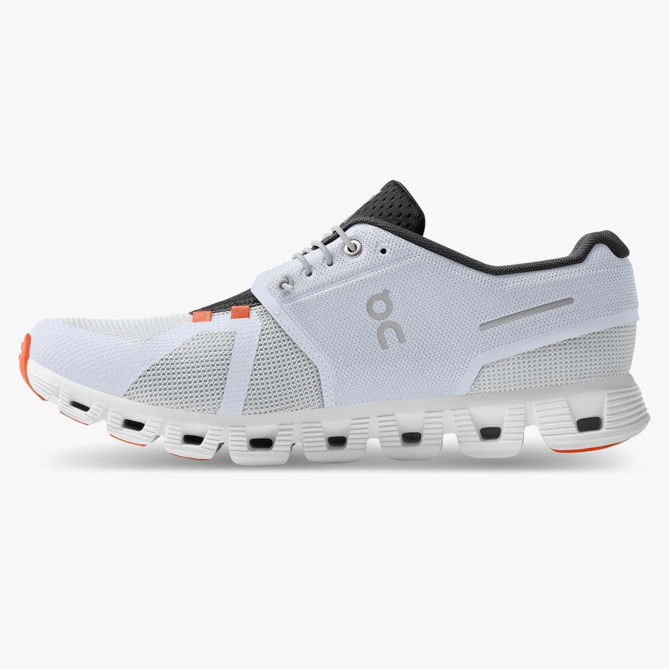 On Men's Cloud 5 Push Running Shoes - White/Flame