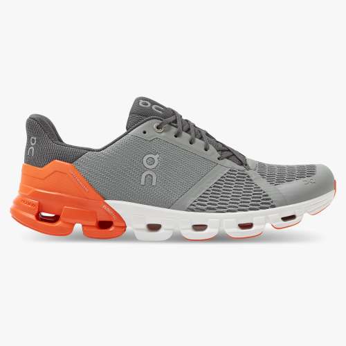 On Men's Cloudflyer 3 Running Shoes - Grey/Orange