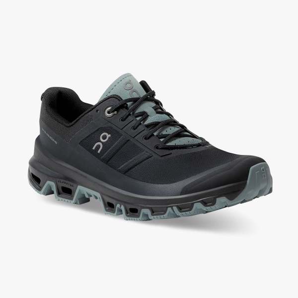 On Women's Cloudventure 3 Trail Running Shoes - Black/Cobble