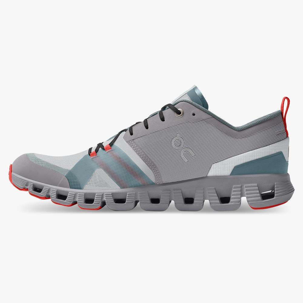 On Men's Cloud X Shift Running Shoes - Alloy/Red