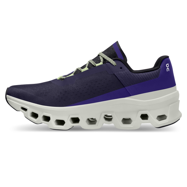 On Men's Cloudmonster Running Shoes - Acai/Aloe