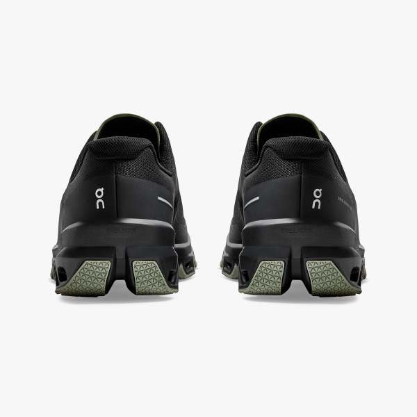 On Men's Cloudventure 3 Trail Running Shoes - Black/Reseda