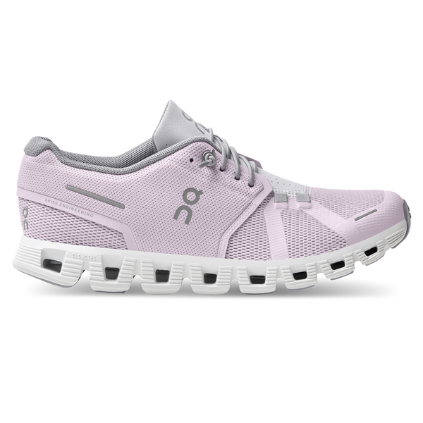 On Women's Cloud 5 Running Shoes - Lily/Frost