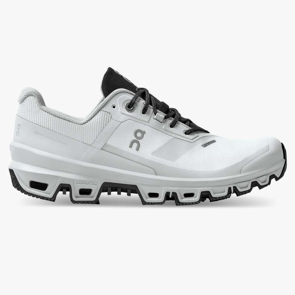 On Women's Cloudventure Waterproof 3 Trail Running Shoes - Glacier/Black