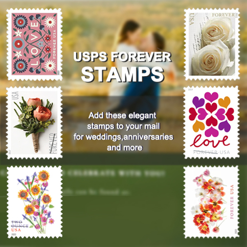 US 2021 Love Forever Stamps Wedding - uspsstoreonline