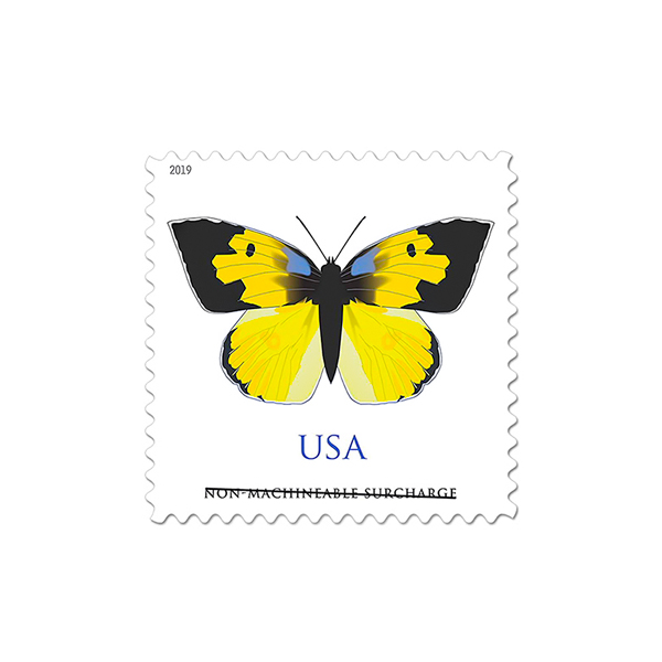 Non Machinable California Dogface Butterfly Non Machinable Postage Stamps