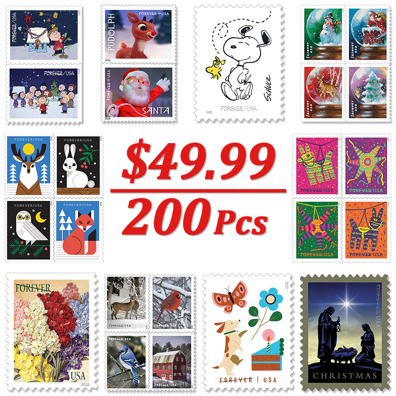 USPS forever stamps 200pcs