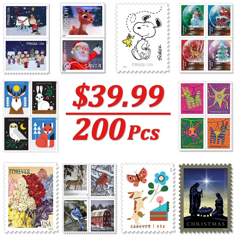 USPS forever stamps 200pcs