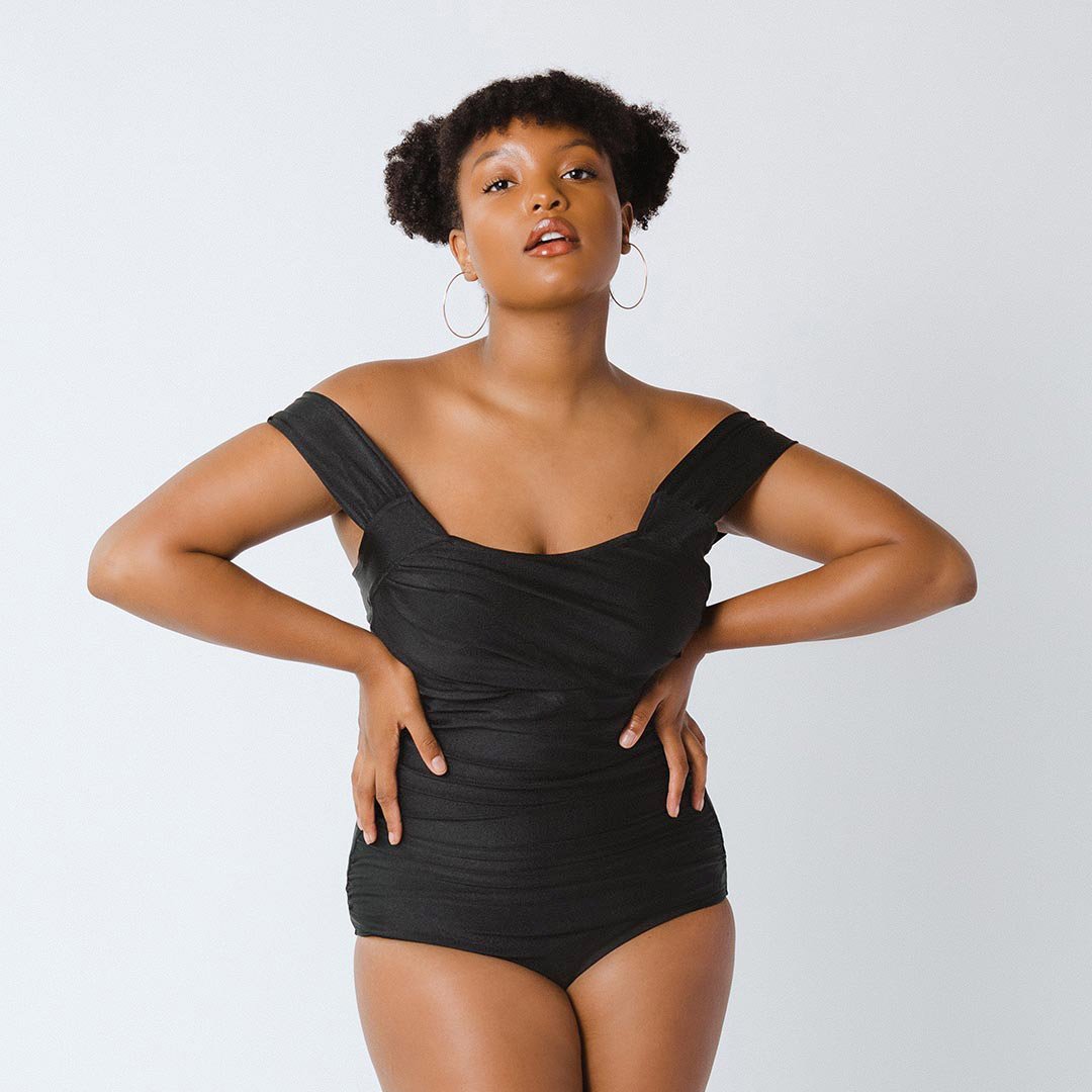 THE MUSE OFF SHOULDER ONE-PIECE