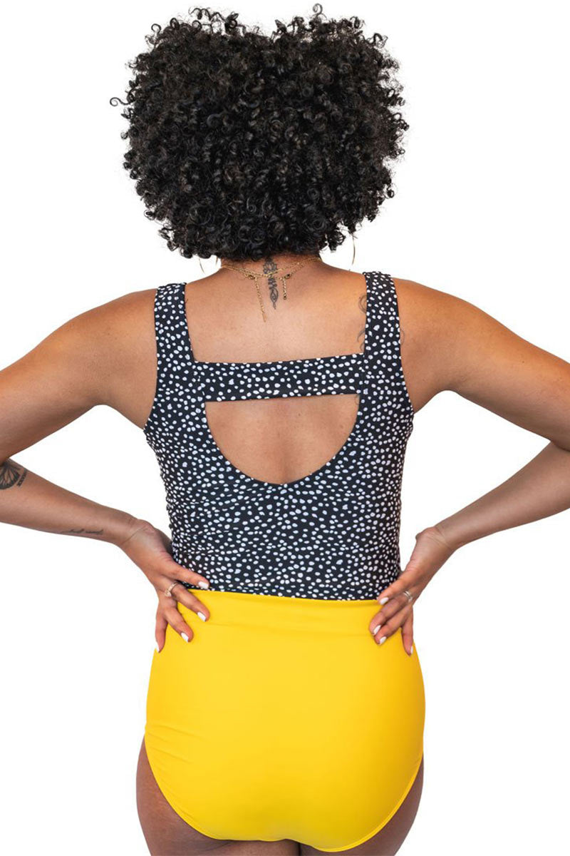 V NECK TANKINI SET