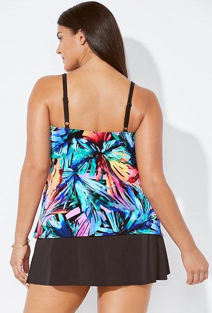 Longitude Daybreak Ruffle Swimdress