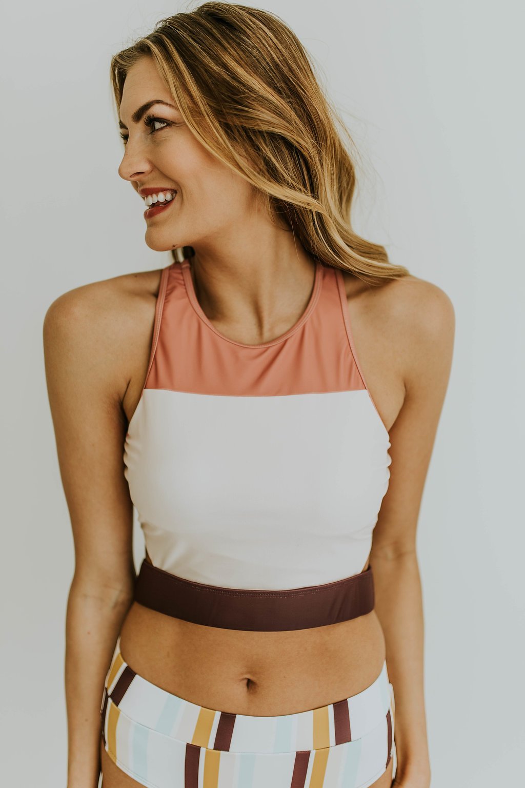 Pink Sands Costa Crop Tankini