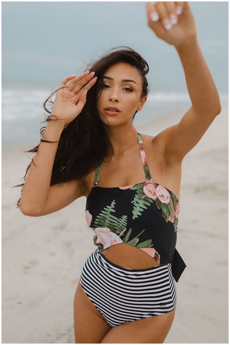 THE CAROLINA ONE-PIECE CUT OUT SWIMSUIT