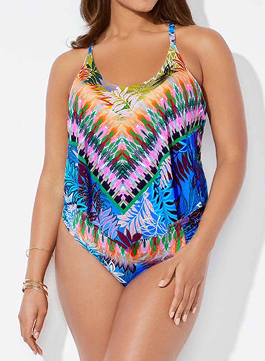 CALYPSO SCARF X-BACK TANKINI