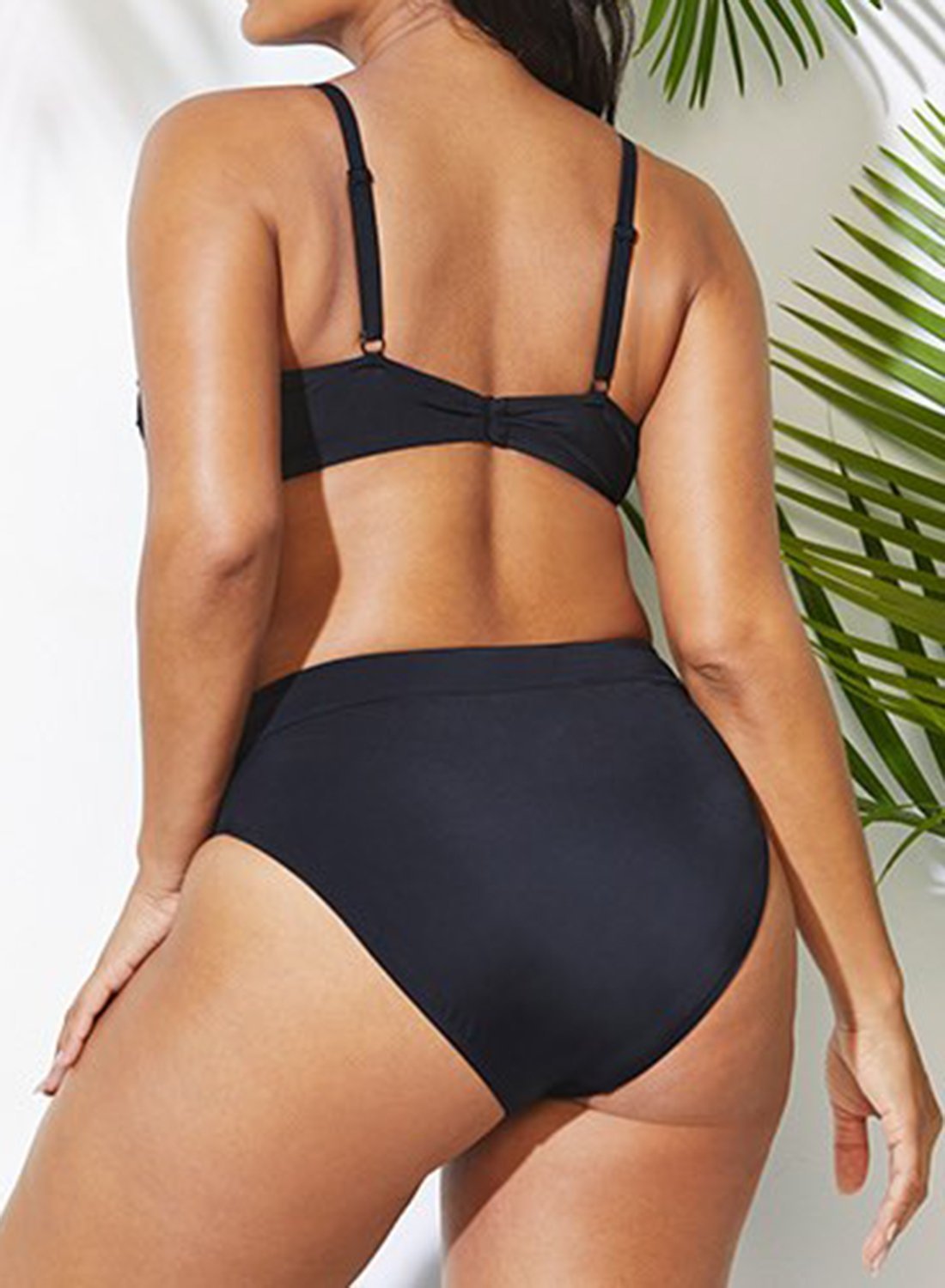 MENTOR BLACK HIGH WAIST BIKINI