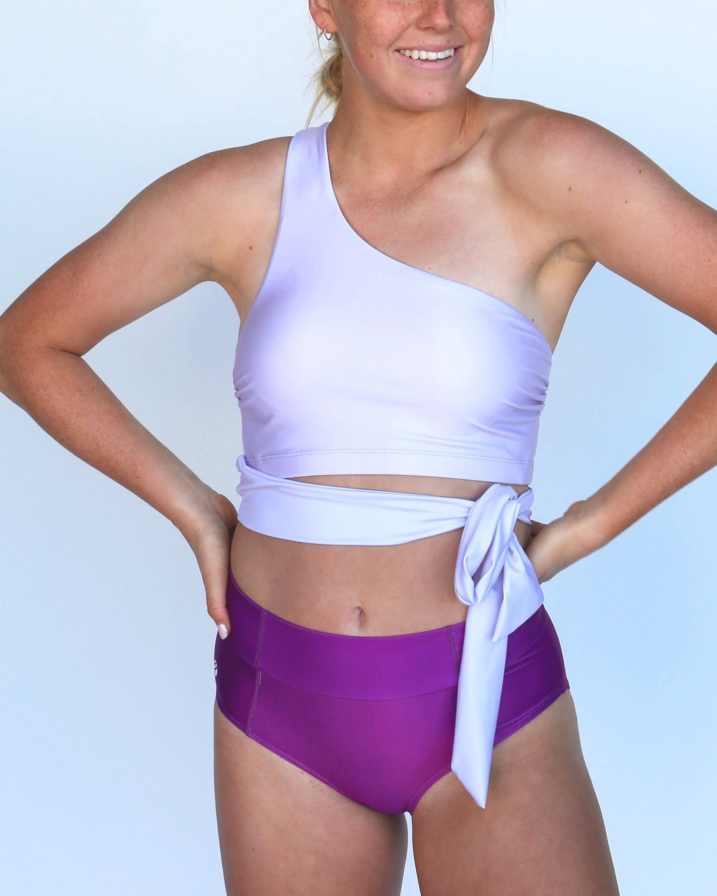 Orchid One Shoulder Crop