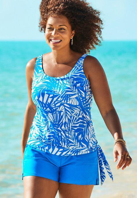 SIDE TIE BLOUSON TANKINI SET