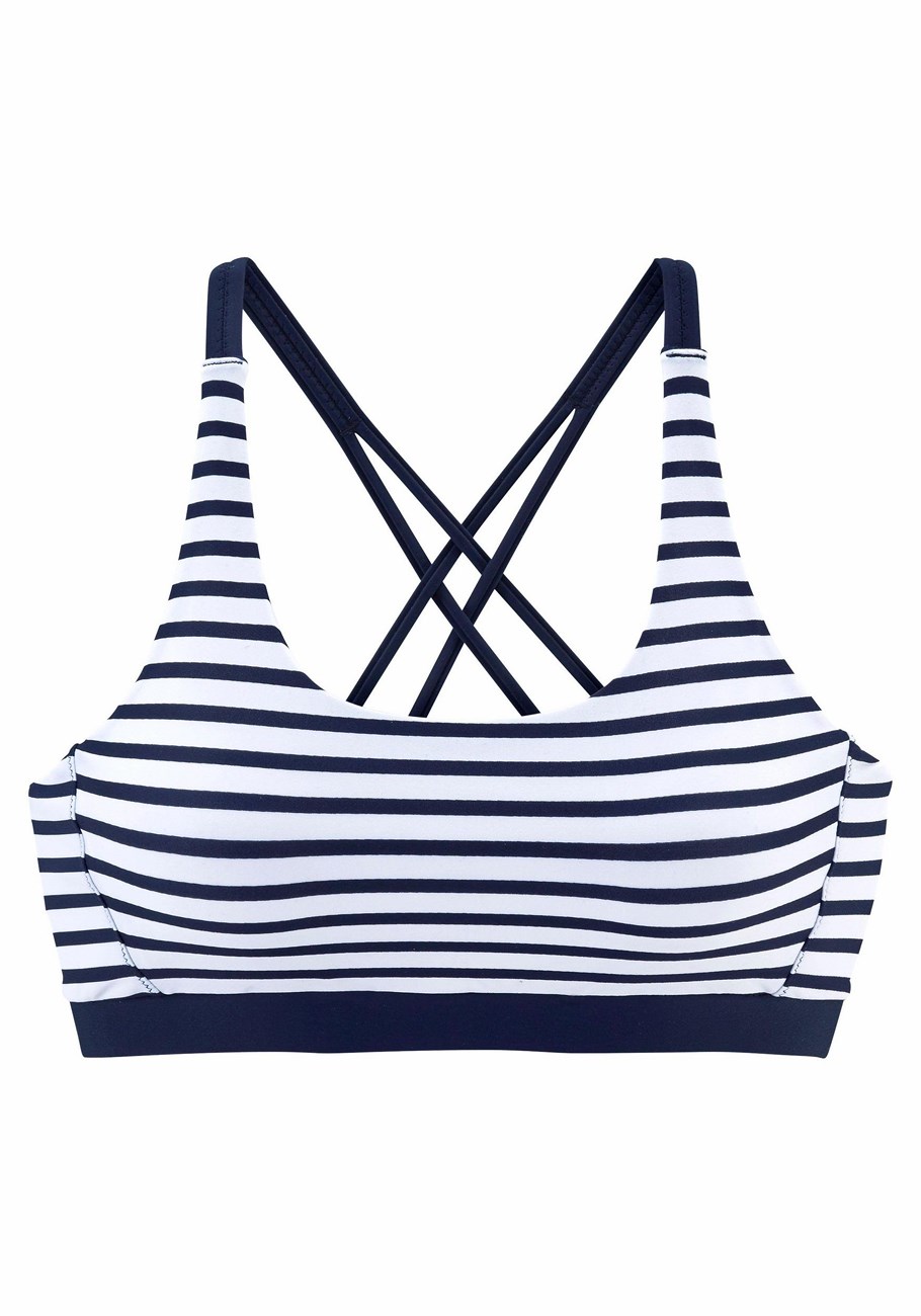 Mixed Print Scoop Bikini