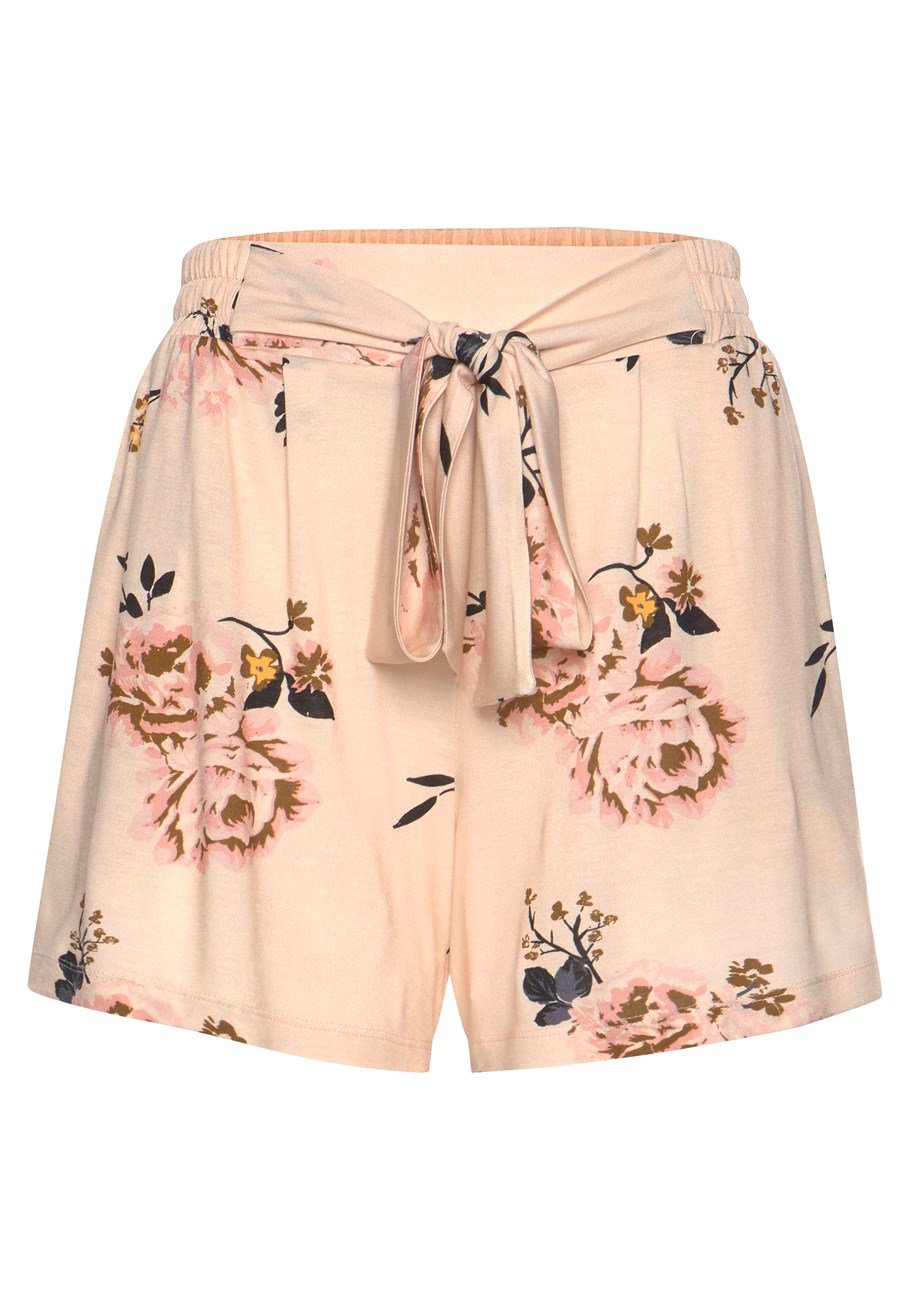 Printed Floral High Waist Shorts