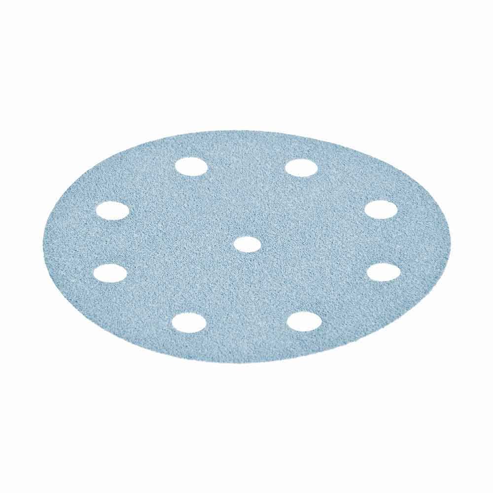 FESTOOL 125mm 60G Hook & Loop Sanding Disc - GRANAT - 10 Piece 497146