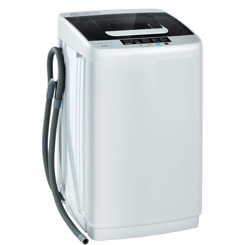 Costway Portable Washing Machine, Full Automatic Washer and Dryer Combo, Compact Laundry Washer Spinner for Apartment Hotel Furniture RV Dorm-Deals for You Days