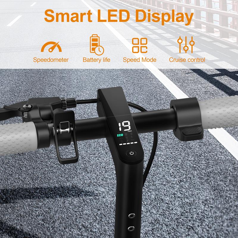 JIUNENG Electric Scooter 16MPH 350W Motor 9-15Miles Range IP65 Waterproof Foldable Design 2024 Dual Braking System Lithium Battery