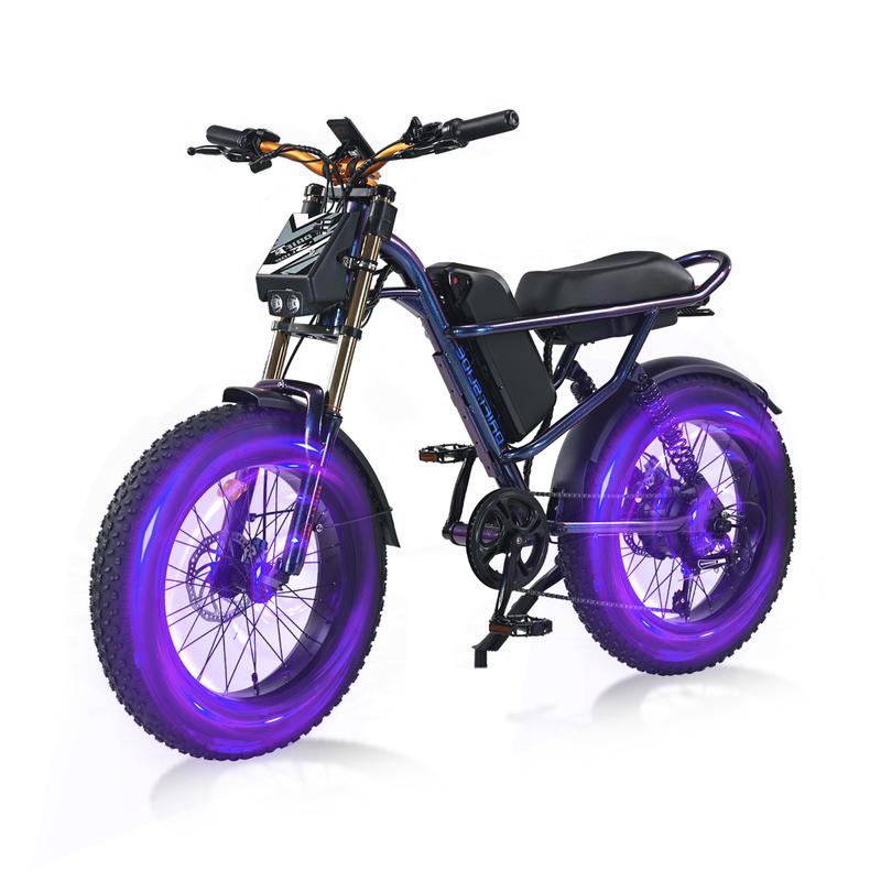 DRIFT.SLIDE 1500W Peak Power Electric Bike for Adults, 28 MPH 60 Miles Electric Moped Style Bike, 420.8 Ah UL 2849 Removable Ba8V ttery, 7 Speed 20