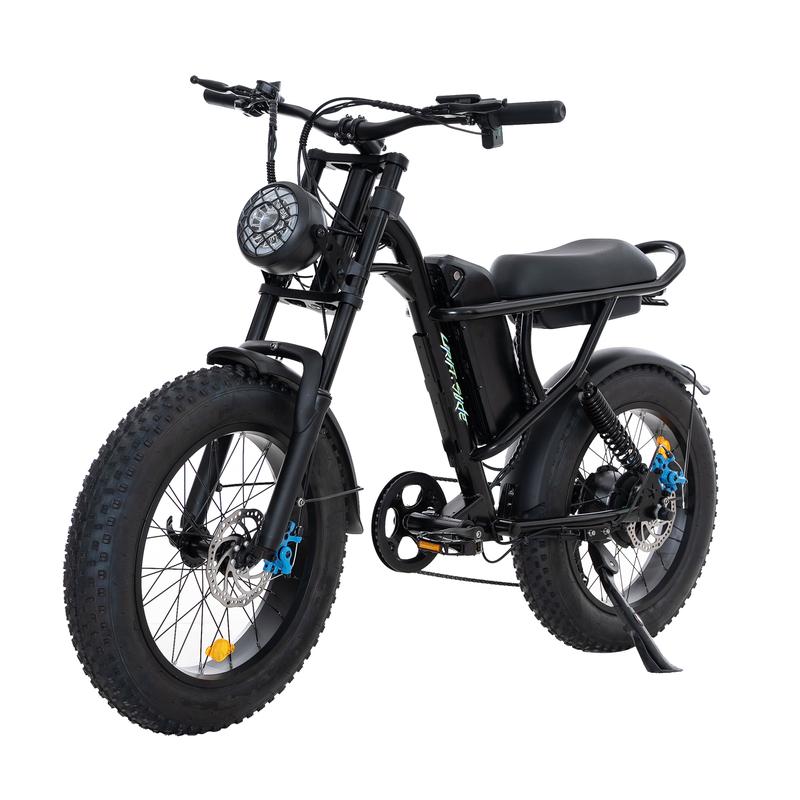 DRIFT.SLIDE 1500W Peak Power Electric Bike for Adults, 28 MPH 60 Miles Electric Moped Style Bike, 420.8 Ah UL 2849 Removable Ba8V ttery, 7 Speed 20
