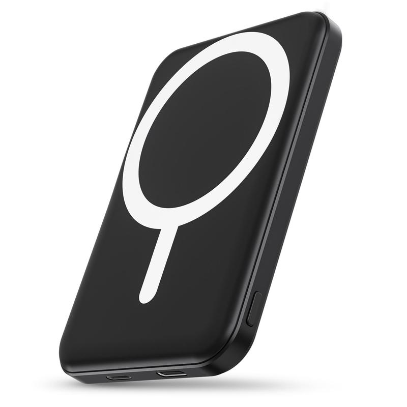 MagSafe Battery Pack, 5000mAh Magnetic Power Bank Fast Charging Wireless Portable Charger