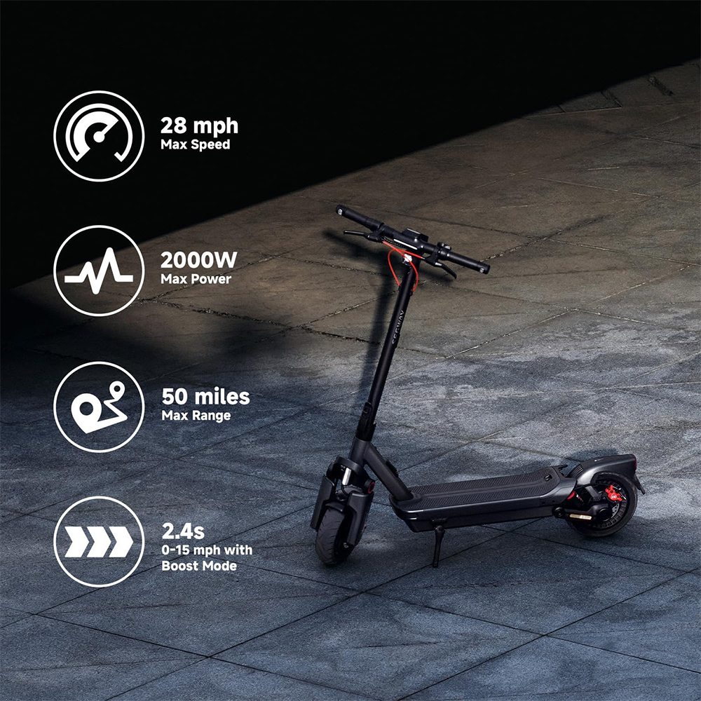 🚀Max G3 E-Scooter ⚡ | 80 km Range 🚀 2000 W Motor 💪 11″ Self-Sealing Tires 🛞 Smart TFT Display 📱Mega Subsidy!🔥
