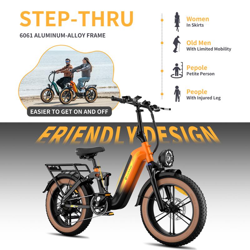 Luckeep X3 1400W Electric Bike for Adults