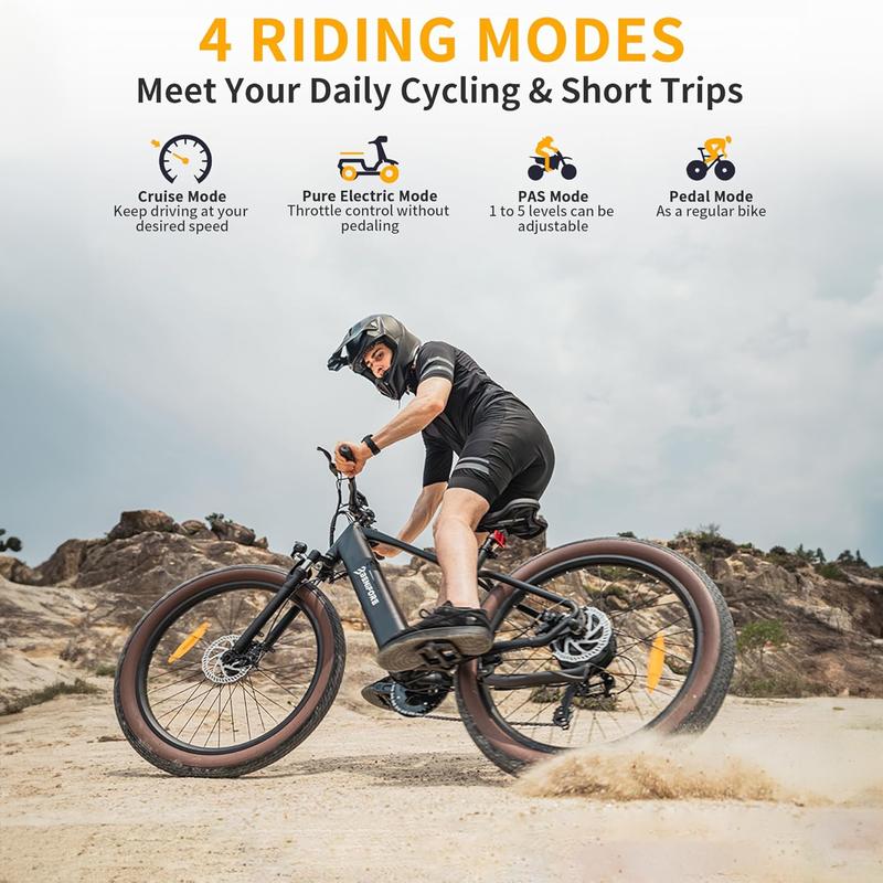 Luckeep C26 1400W Peak Power Electric Bike for Adults