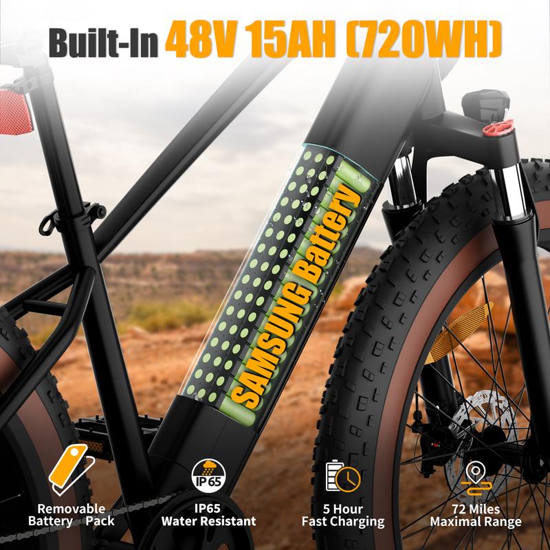 Luckeep C26 1400W Peak Power Electric Bike for Adults