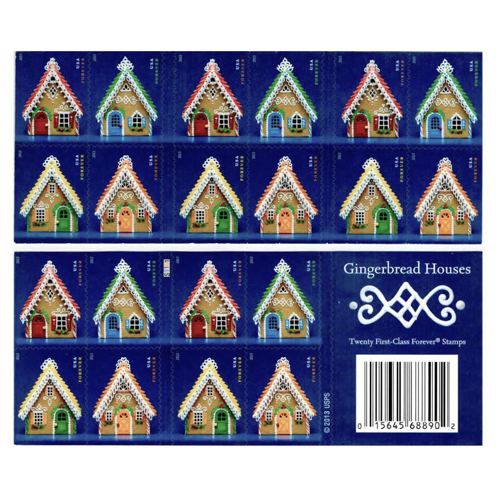 Contemporary Gingerbread Houses Forever®Stamp Store®