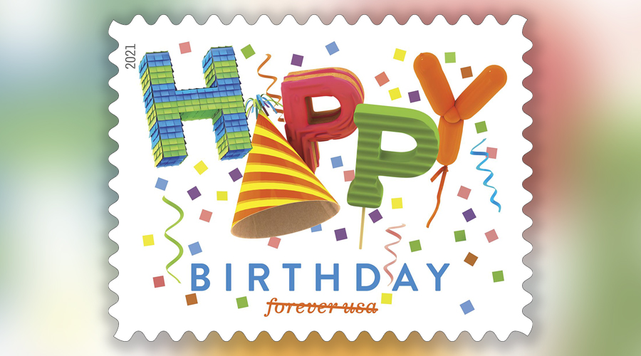 Happy Birthday Forever Stamp - USPS Forever Stamps | Forever