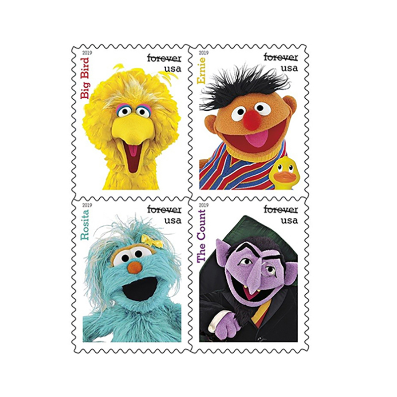 2019 Sesame Street Forever Postage Stamps