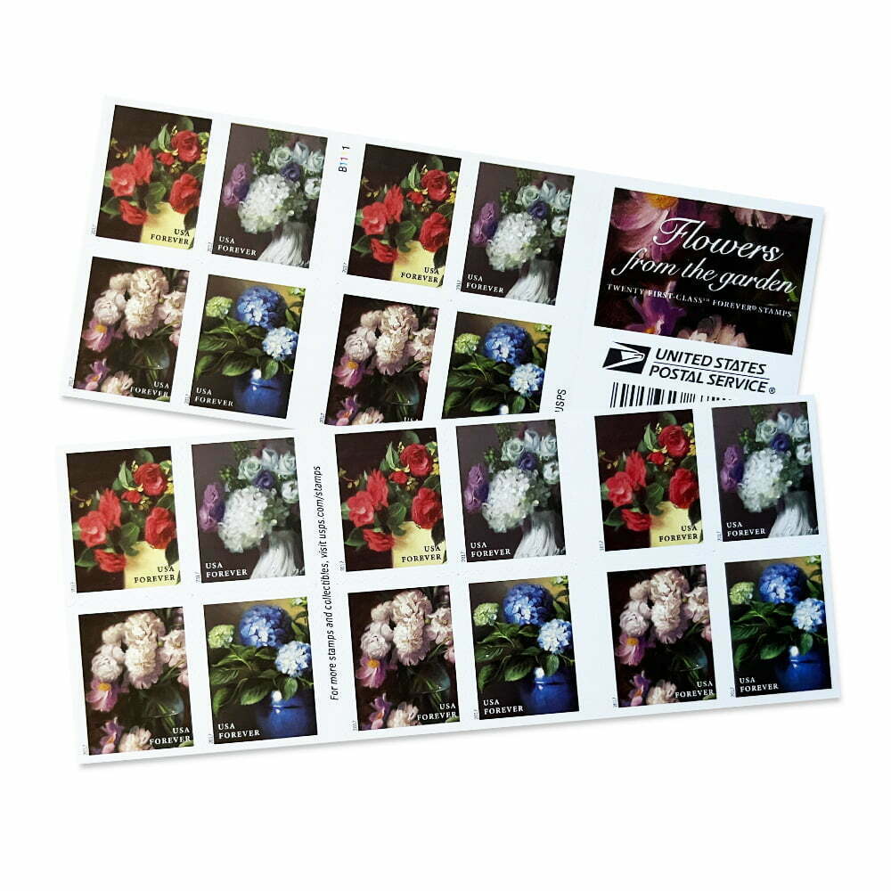 Flowers from the Garden Forever Stamps 2017 USPS POST SHOP