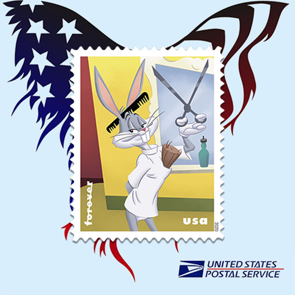 Bugs Bunny Stamps Th Anniversary Stamps Welcome Usps Usniceshoptt