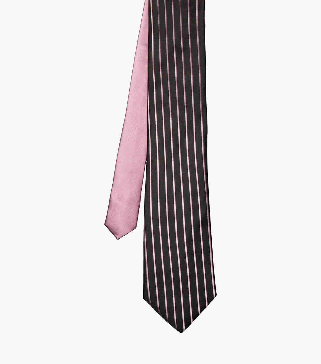 Formal Pink Tie and Hanky Set