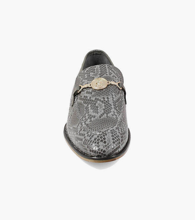 Barrino Leather Sole Moc Toe Bit Slip On