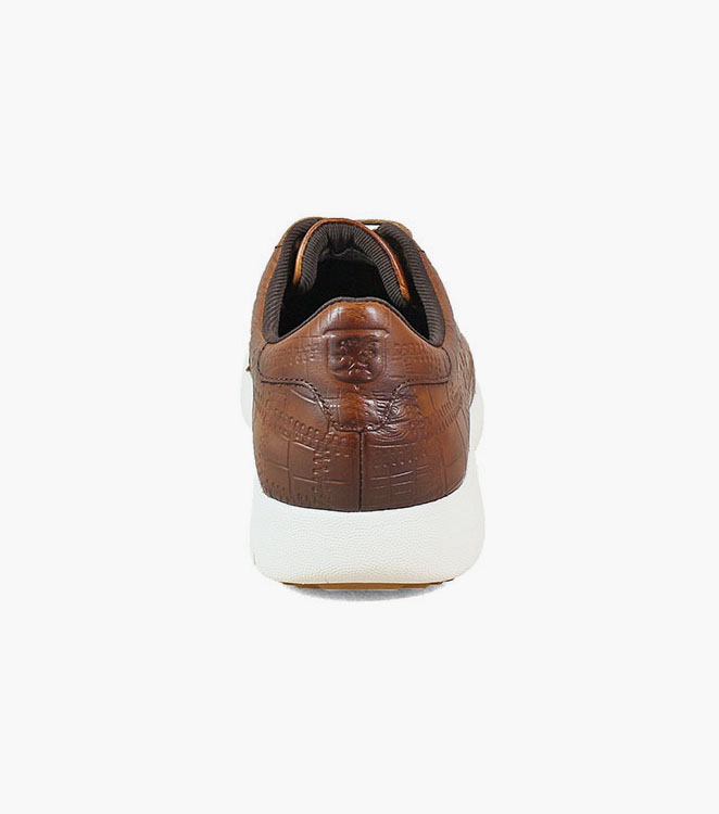 Halcyon Exotic Print Lace Up Sneaker